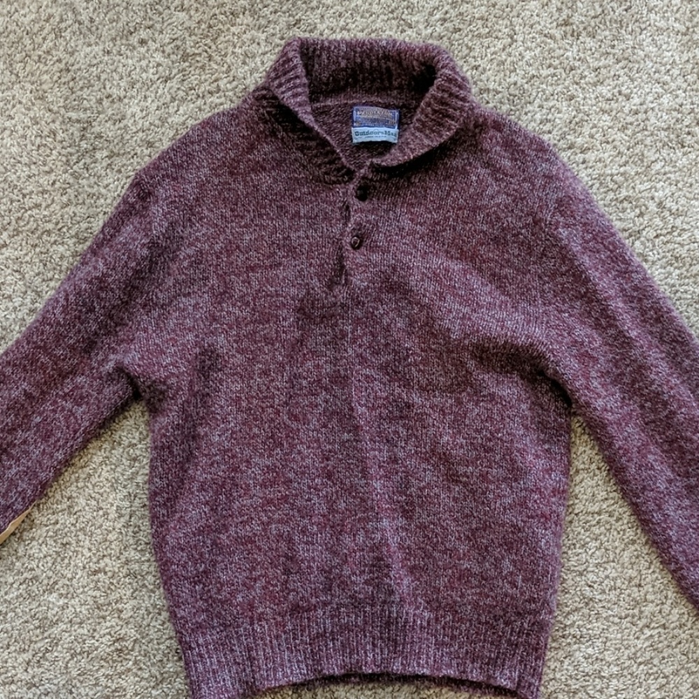 Vintage Pendleton Virginia wool sweater.